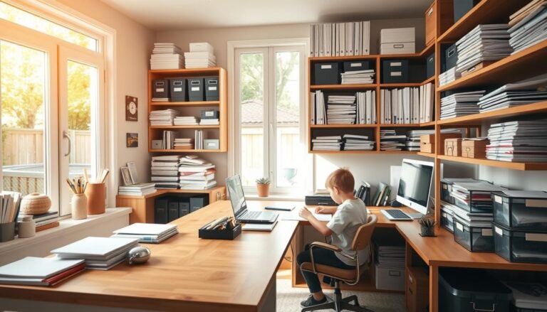how to organize kids' school papers at home